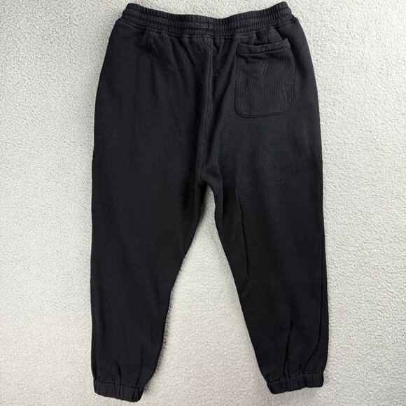 STAMPD Joggers Men Medium M Pant Black Zipper Pockets Sweatpants Fleece Casual 1 - Picture 2 of 10